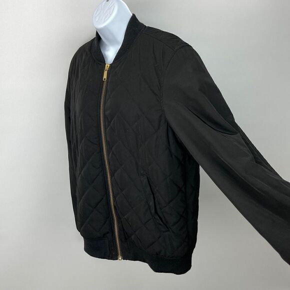 ASOS Zip Up Jacket Quilted Pattern Womens Size Medium - Picture 2 of 7